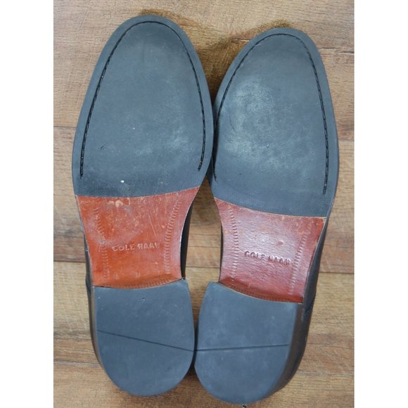 Cole Haan Williams Postman Plain Toe Derby Black Shoes Men's 10.5 C12203 - Picture 9 of 9